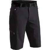 Maier Sports Bermudas "Nil Bermuda", Herren, Gr. 48, Normalgrößen, schwarz, 90% Polyamid, 10% Elasthan, Hosen Bermudas, kurze Herren Wanderhose, moderne Outdoor-Bermuda, Trekkinghose