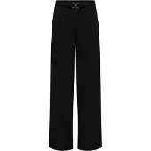 JDY Anzughose "JDYGEGGO LIFE BELT PANT JRS NOOS", Damen, Gr. S (36), Länge 32, schwarz (schwarz detail:belt), Jersey, Obermaterial: 95% Polyester, 5% Elasthan, regular fit lang, Hosen Anzughose