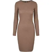 Urban Classics Shirtkleid "Damen Ladies Rib Dress" 1 Stk. tlg.