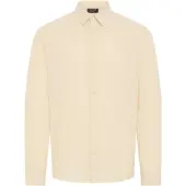 Indicode Leinenhemd "Leinenhemd IDMonko", Herren, Gr. XL, N-Gr, beige (fog), Obermaterial: 55% Leinen LI. 45% Baumwolle CO., Hemden Leinenhemd