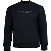 Armani Exchange für Herren. XM001284AF20934UB101 Sweatshirt mit Rundhalsausschnitt navy (M), Schwarz, Lässig, Baumwolle, Langarm