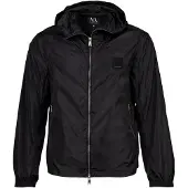Armani Exchange Jacke mit Box-Logo, Schwarz L