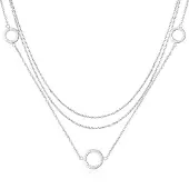 Ailoria Edelstahlkette "Halskette ANNABELLE", Damen, silber, Halsketten Edelstahlkette