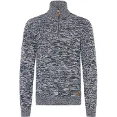 Blend Troyer "Troyer BHDanni", Herren, Gr. L, blau (marineblaus), Obermaterial: 70% Baumwolle CO recyc.. 30% Polyester Pol. recyc.., Pullover Troyer