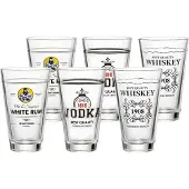 Ritzenhoff & Breker Longdrinkglas "Becher SPIRITS 330 ml 6er Set transparent", bunt (transparent), 6 tlg., Glas, Trinkgefäße, Longdrinkglas