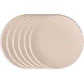 Villeroy & Boch Frühstücksteller "Frühstücksteller NewMoon ø 24 cm 6er Set beige"