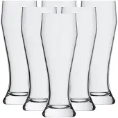 Rastal Bierglas "Weizenbiergläser Ranft 0,5 l 6er Set transparent", bunt (transparent), 6 tlg., Glas, Trinkgefäße, Bierglas