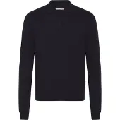 Casual Friday Longsleeve "Strickpullover CFFrode", Herren, Gr. XL, schwarz (anthrazit schwarz), Obermaterial: 95% Baumwolle CO. 5% Kaschmir WS., Shirts Longsleeve