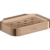 Hansgrohe AXOR UNIVERSAL Circular Seifenschale, 42805300, Farbe: Polished Red Gold