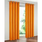 Wirth Vorhang "Holmsund 288g/qm" Gr. 8, orange (blutorange), B:172cm H:160cm, Chenille, Polyacryl, Gardinen, Vorhang