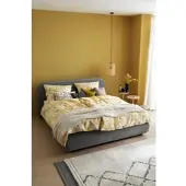 Schöner Wohnen Kollektion SCHÖNER WOHNEN Bettwäsche Fleur-B Farbe gelb Größe 155x220+80x80