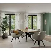 Homing Gardine "Tallis" verdeckte Schlaufen 1 Stk. tlg. Fertigschal