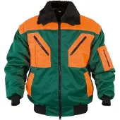 CRAFTLAND Arbeitsjacke "Piloten forst", Gr. S, grün, Obermaterial: 100% Polyester PES., Jacken Arbeitsjacke