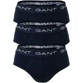Gant Slip "Slip BRIEF 3-PACK 3er Pack", Herren, Gr. 3XL, blau, Obermaterial: 95% Baumwolle CO. 5% Elasthan EL., Unterhosen Slip