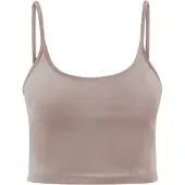 Urban Classics Tanktop "Ladies Short Velvet Top"