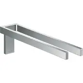 Hansgrohe AXOR UNIVERSAL Rectangular Handtuchhalter, Metall, doppelt, fest, Länge 380mm, 42622000, Farbe: Chrom