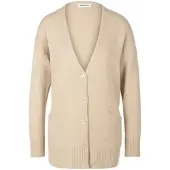 Peter Hahn Strickjacke aus Schurwolle und Kaschmir beige, 44