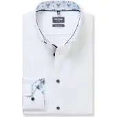 Olymp Langarmhemd "Luxor" modern fit, Button-down-Kragen, Businesshemd