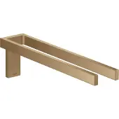 Hansgrohe AXOR UNIVERSAL Rectangular Handtuchhalter, Metall, doppelt, fest, Länge 380mm, 42622140, Farbe: Brushed Bronze