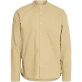 Blend Leinenhemd "Leinenhemd BHBay", Herren, Gr. L, N-Gr, beige (cornstalk), Obermaterial: 55% Leinen LI. 45% Baumwolle CO., Hemden Leinenhemd