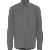 Blend Langarmhemd "Langarmhemd BHAlo", Herren, Gr. XL, N-Gr, silber (iron gate), Obermaterial: 96% Baumwolle CO. 4% Elasthan EL., Hemden Langarmhemd