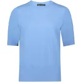 Betty Barclay Basic-Pullover kurzarm in Azurine | Gr.: 44