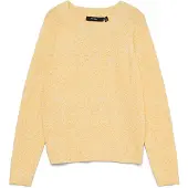 Vero Moda "VMDOFFY LS O-NECK BLOUSE GA NOOS" Materialmix, regular fit