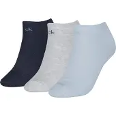 Calvin Klein Sneakersocken "CK WOMEN SNEAKER" 3 Paar, schmales Rippenbündchen, Cotton-Mix, elastisch
