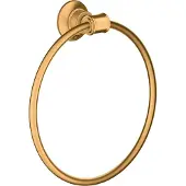 Axor hansgrohe Montreux Handtuchring, 42021250, Farbe: Brushed Gold Optic