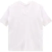 Jeanne Baret Polynesia V-neck T-shirt bianco (A001) 32