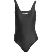 Adidas Badeanzug PERFORMANCE "U-BACK", Damen, Gr. 34, N-Gr, schwarz-weiß (schwarz, weiß), Obermaterial: 78% Polyamid, 22% Elasthan, Badeanzüge Badeanzug, für Schwimmen, sportlicher Stil
