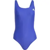 Adidas Badeanzug PERFORMANCE "MIT V-FÖRMIGEM RÜCKENDESIGN", Damen, Gr. 34, N-Gr, blau (semi lucid blau), Obermaterial: 78% Polyamid, 22% Elasthan, Badeanzüge Badeanzug, sportlicher Stil, für Schwimmen