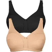 Viania Soft-BH "2er Pack Baumwoll Soft BH Basic"