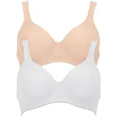 Anita Bügel-BH "Bügel BH Twin", Damen, Gr. 80, Cup G, bunt (weiß desert), Obermaterial: 70% Polyamid PA. 30% Elasthan EL., BHs Bügel-BH