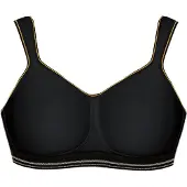 Viania Sport-BH "Sport BH intense", Damen, Gr. 90, Cup D, schwarz, Obermaterial: 89% Polyester PES. 6% Elasthan EL. 5% Polyamid PA., BHs Sport-BH