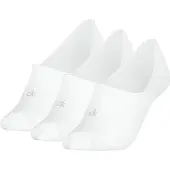 Calvin Klein Füßlinge "CK WOMEN FOOTIE MC" 3 Paar, Antirutsch Noppen im Fersenbereich, Cotton-Mix, elastisch