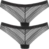s.Oliver Brasilslip aus grafischer Spitze
