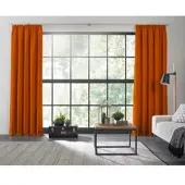 Wirth 1100000002199 "Dim out", orange (terra), B:142cm H:325cm, Polyester, Gardinen, 1100000002199, nach Maß