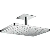 Hansgrohe AXOR ShowerSolutions Kopfbrause 460/300 2-jet, Deckenanschluss, 35279800, Farbe: Stainless Steel Optic