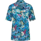 Goldner "Blusenshirt mit floralem Print" keine