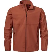 Schöffel Softshelljacke SCHÖFFEL "Softshell Jk Style Mirusha MNS", Herren, Gr. 48, braun (schwarz crabapple), Obermaterial: 100% Polyester, Jacken Softshelljacke