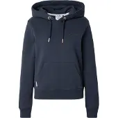 Superdry für Damen. W2012667A Essential Logo Sweatshirt navy (XL), Lässig, Baumwolle, Marine