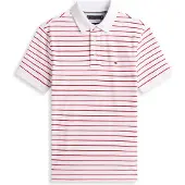 Tommy Hilfiger Poloshirt "1985 SLIM POLO" Markenstickerei, aus Baumwoll-Piqué