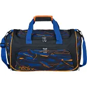 NEOXX Sporttasche "Move", Jungen, Gr. B/H/T: 43cm x 26cm x 24cm, schwarz (streetlight), Polyester, Taschen Sporttasche, teilweise aus recyceltem Material