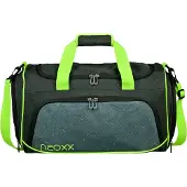 NEOXX Sporttasche "Move", Jungen, Gr. B/H/T: 43cm x 26cm x 24cm, bunt (boom), Polyester, Taschen Sporttasche, teilweise aus recyceltem Material