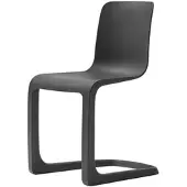 Vitra Freischwinger Evo-C grau, Designer Jasper Morrison, 46.5x81.5x51 cm