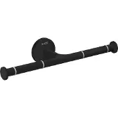 Hansgrohe AXOR UNIVERSAL Circular Toilettenpapierhalter, doppelt, 42857670, Farbe: Mattschwarz