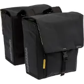 New Looxs Doppelte Fahrradtasche Tulum 32 Liter 35 x 17 x 37 cm (2x) - Schwarz