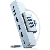 Satechi ST-UCICHS, USB 3.2 Gen 1 (3.1 Gen 1) Type-C, Silber, MicroSD (TransFlash), SD, USB 3.2 Gen 1 (3.1 Gen 1) Type-A, 101,6 mm, 40,6 mm