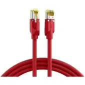 EFB Elektronik K8580RT.20 RJ45 Patchkabel Cat.6A S/FTP LSZH Dätwyler 7702 TM31 rot 20m K8580RT20